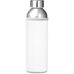 Kooshty Tosla Recycled Aluminium Water Bottle Solid White